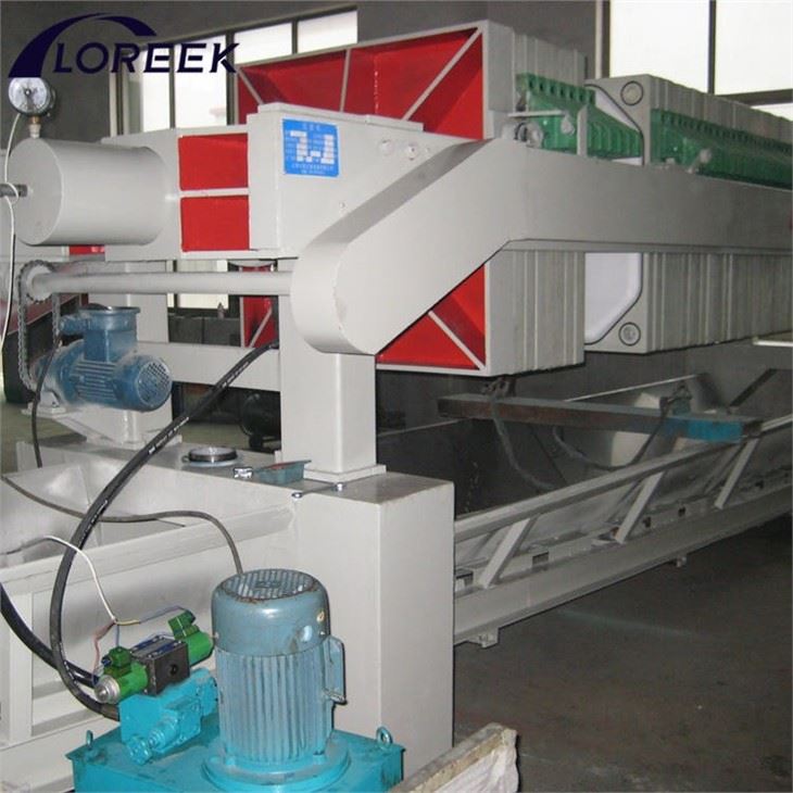 Recessed plate filter press